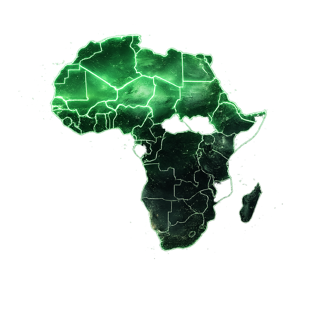 Carte de l’Afrique mettant en valeur la région du Maghreb